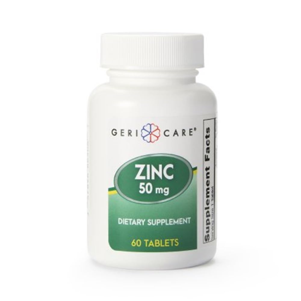 Amazon.com: Gericare Zinc Sulfate 50 mg Strength Tablet 60 per Bottle
